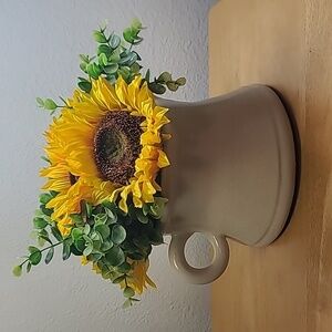 BEAUTIFUL sunflowers 🌻 in ceramic picture